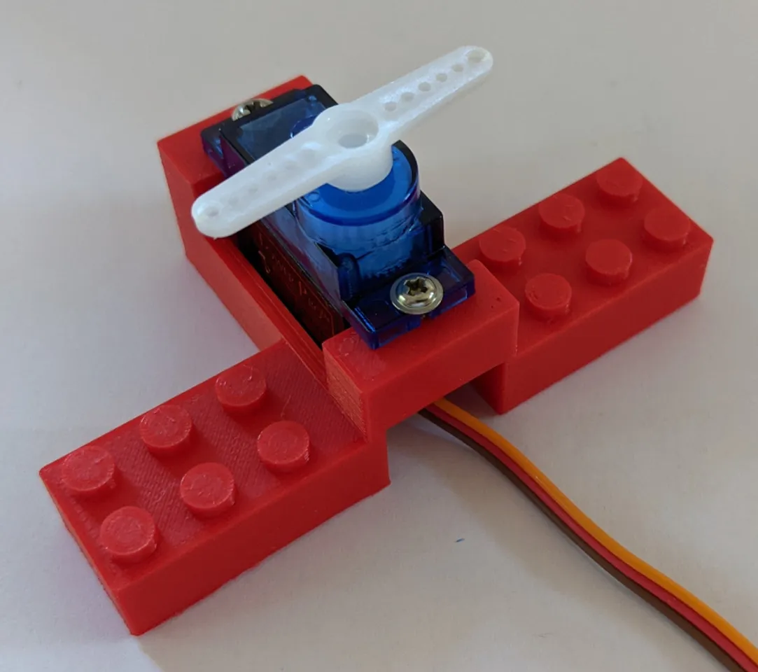 Servo motor and PWM controller LEGO connectors by Geoff_B_UK | Download free STL | Printables.com