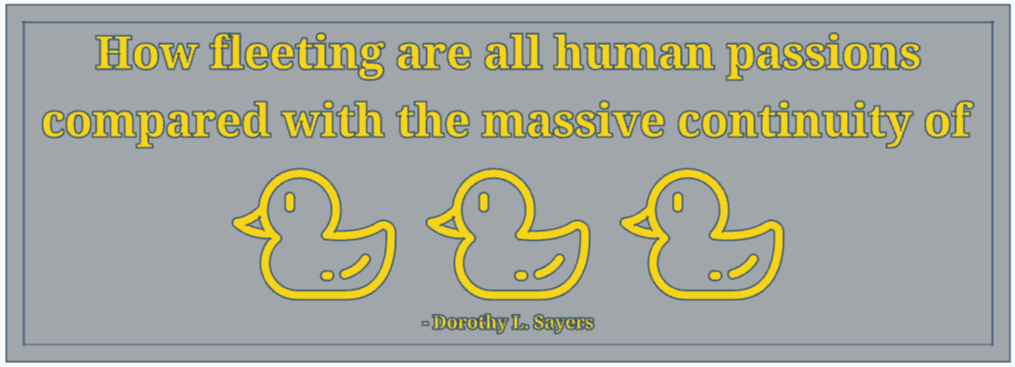 Duck Quote Art