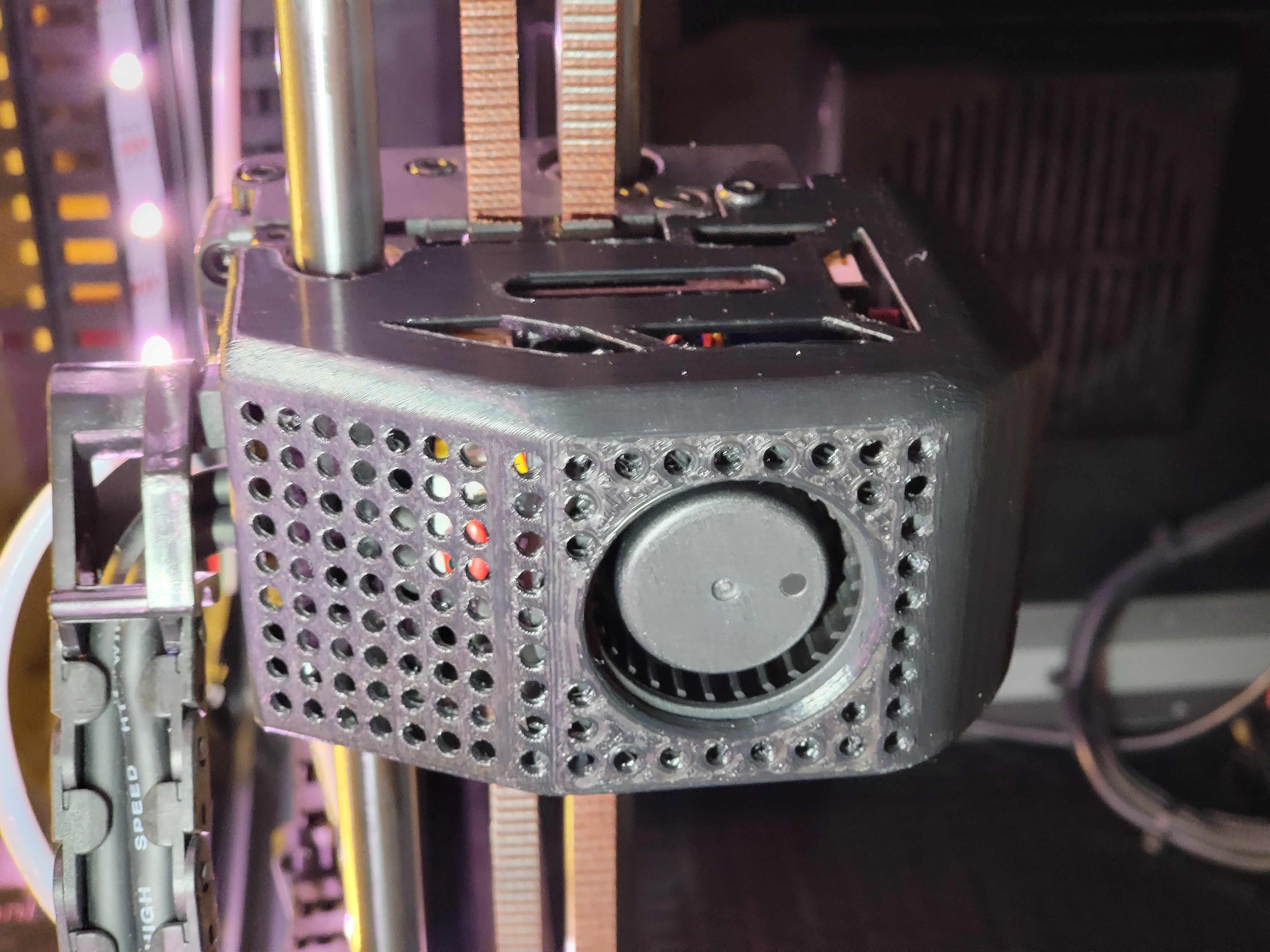 Creality K1 & K1 Max Toolhead Cover/Shroud - Holes Remix