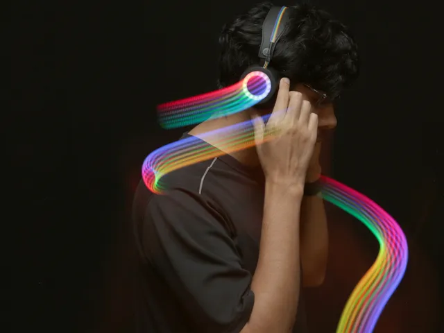 NeoPixel LED Headphones