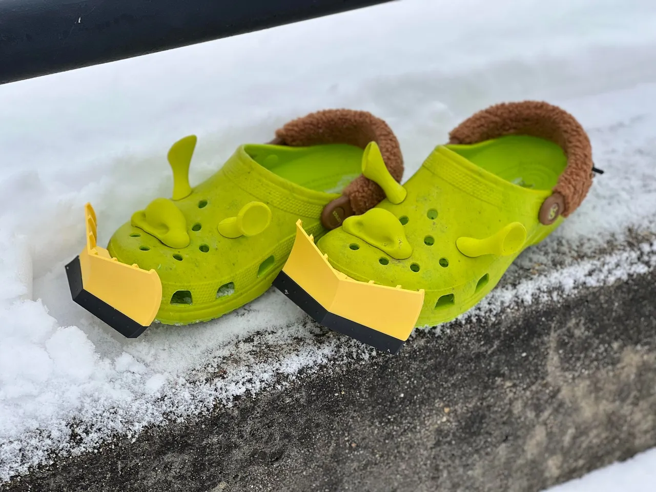 These Croc Snow Plow Attachments Help You Wear Your Crocs Through