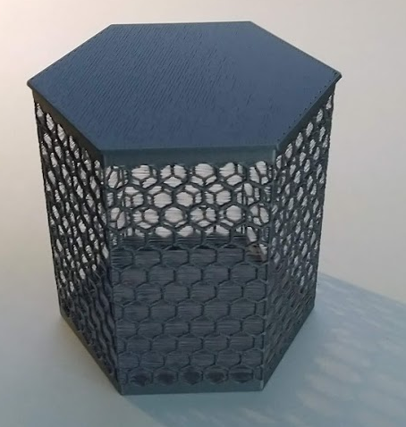 Hexagonal basket