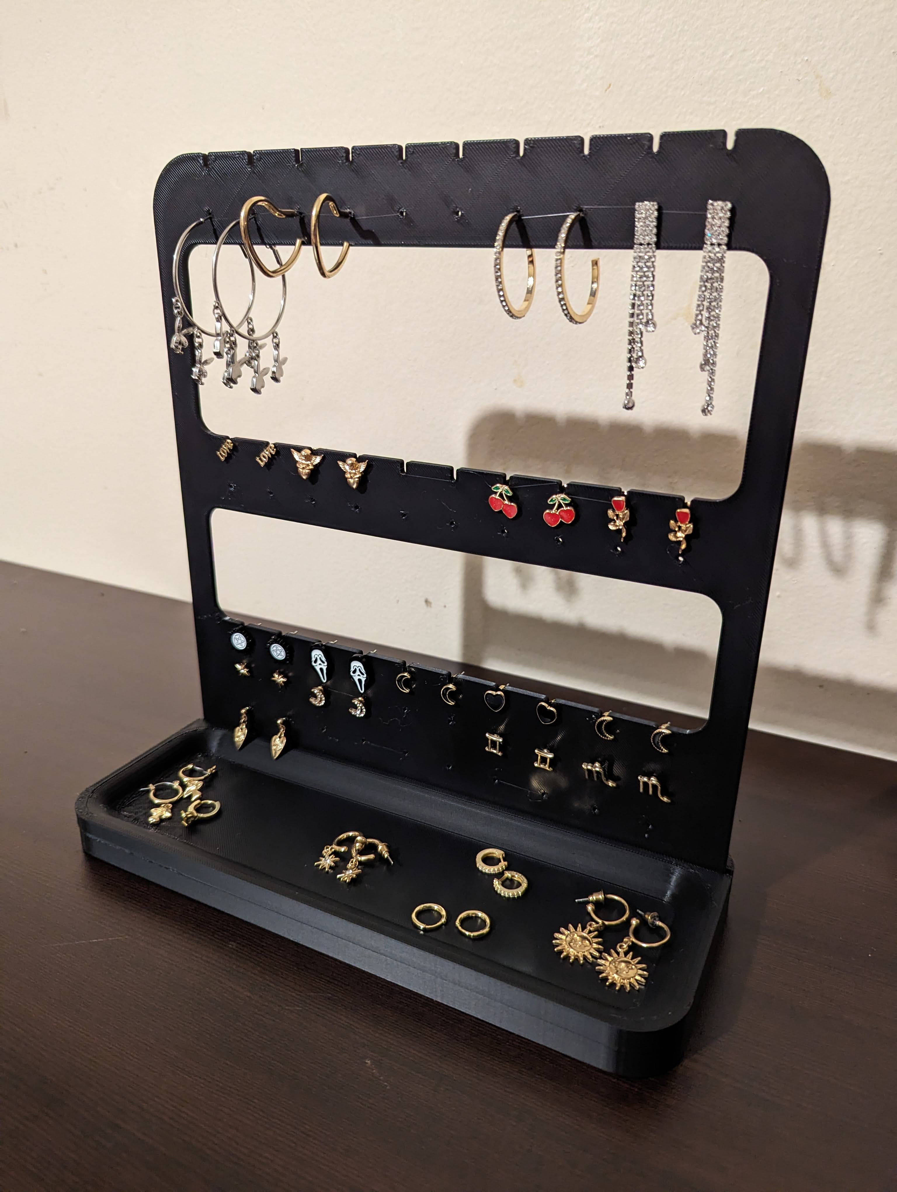Earring Holder (Organizer) by JellyBean | Download free STL model ...