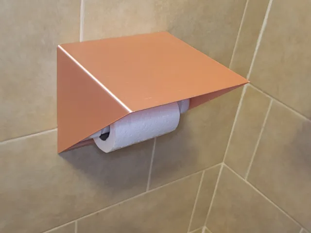 Toilet paper cover and shelf