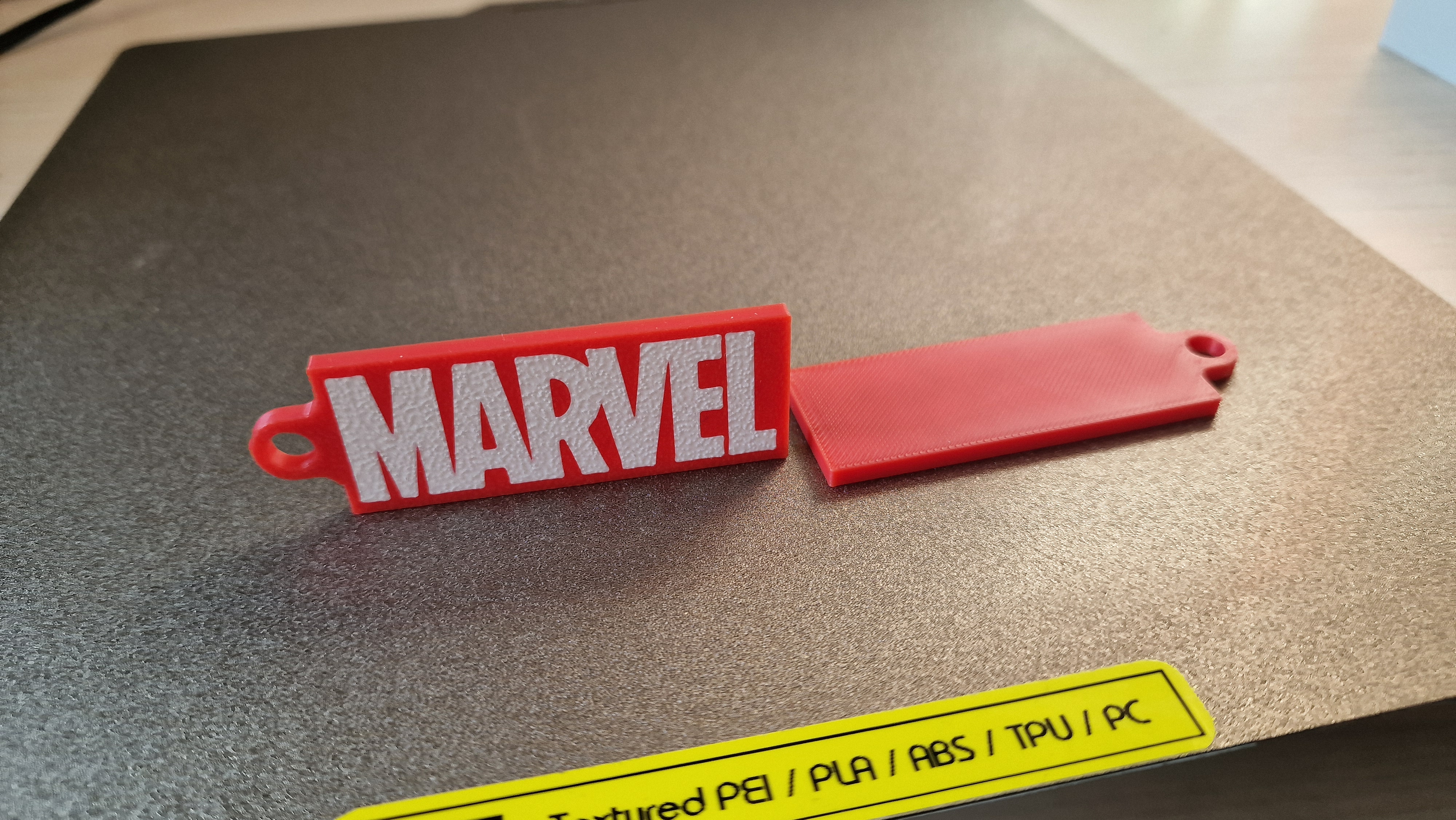 Miniatura 2 do modelo 3D Marvel Keychain optimized for AMS