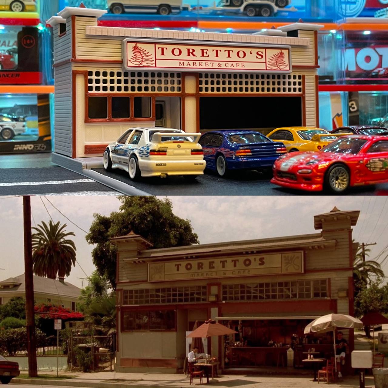 The Fast and the Furious Sandwich Shop (For Hot Wheels & 1/64 Scale