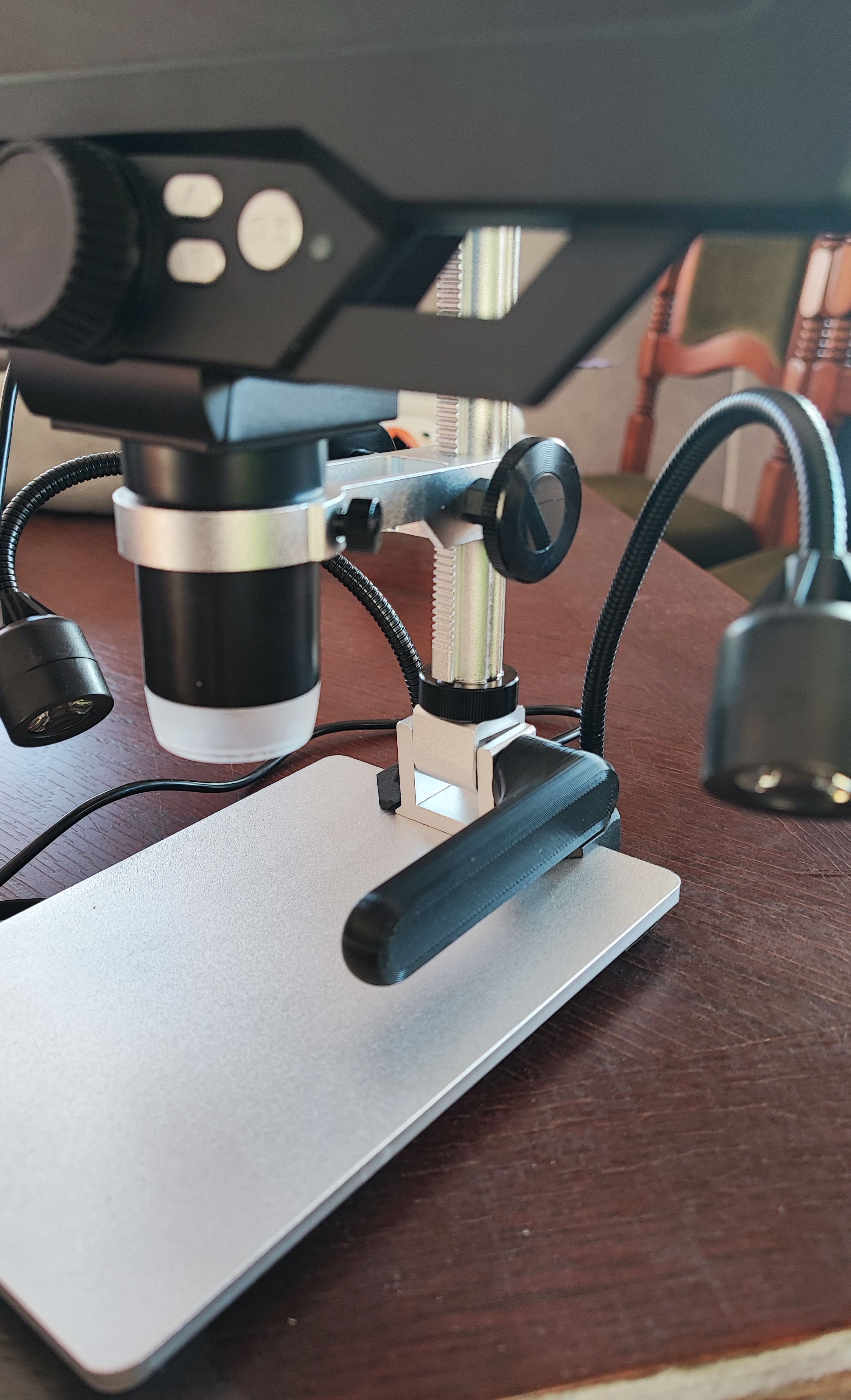 Microsope Handle Quick handle for tilting digital microscope by Fagge | Download free ...