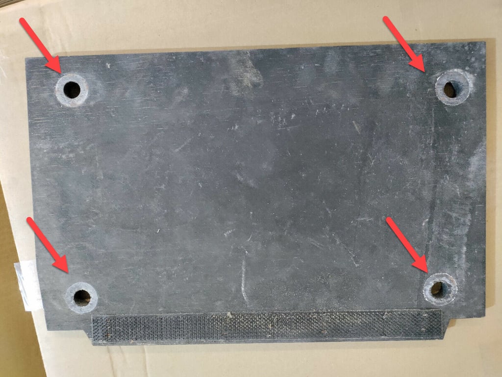 Porsche 944 ecu plate retain plug
