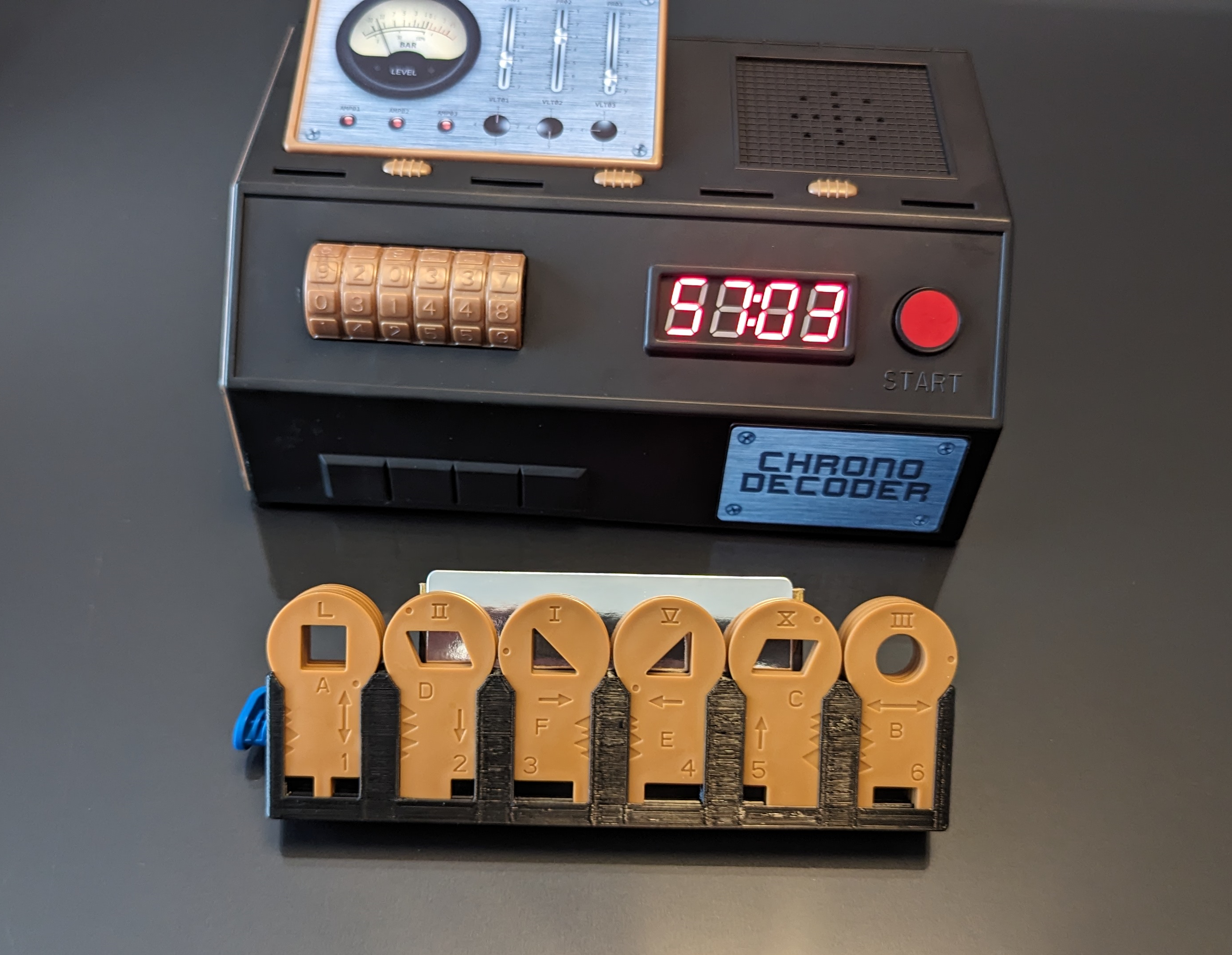 Escape Room Noris Chrono Decoder Key Storage