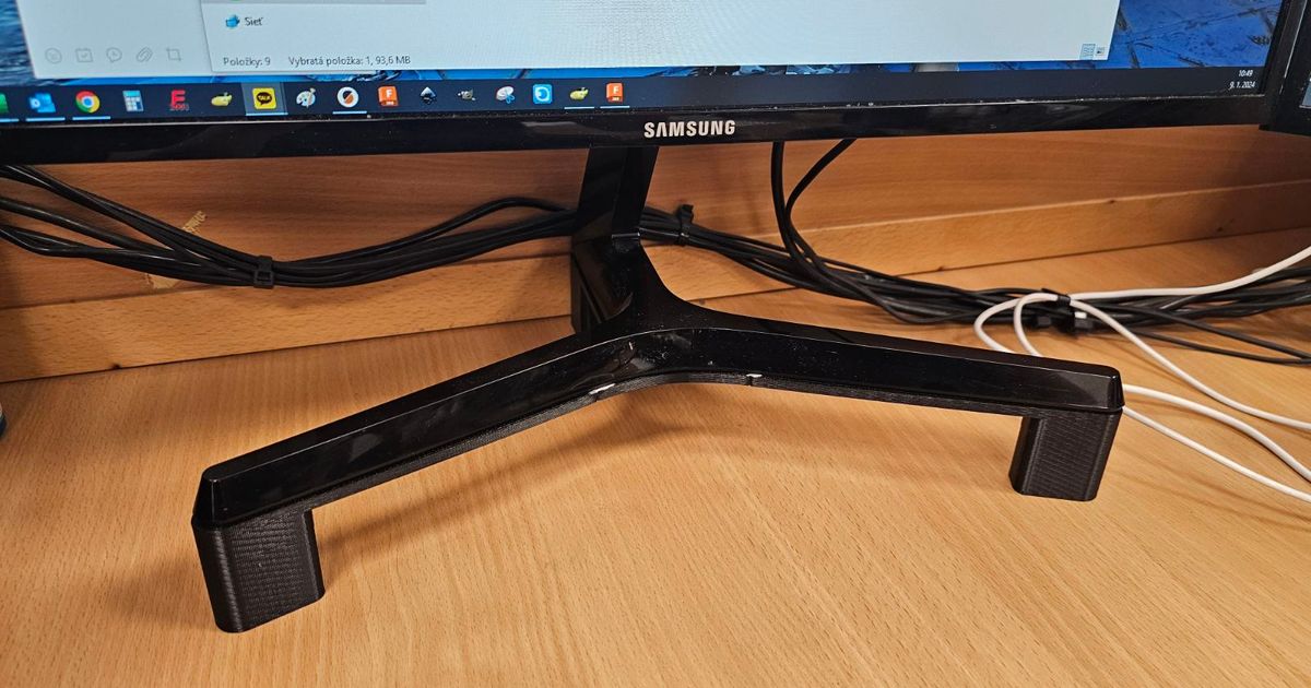Samsung monitor stand 45mm by Joker Download free STL model
