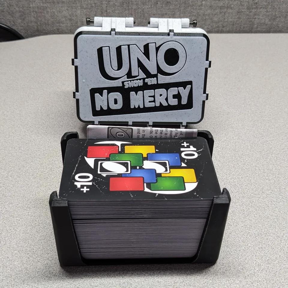 UNO Show 'Em No Mercy Deck Box por Mad Mod Labs, Descargar modelo STL  gratuito
