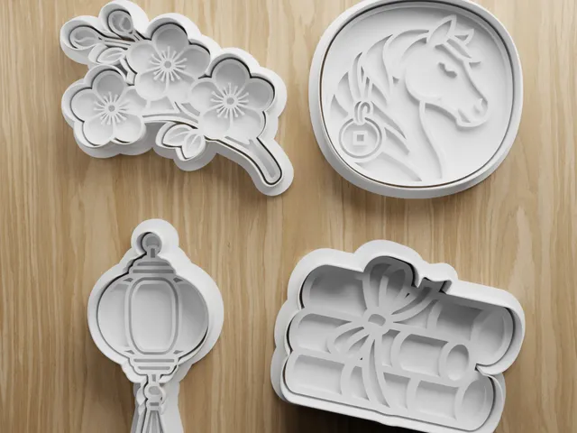 Fire Horse Cookie Cutters STL SET | Lunar New Year STL Files