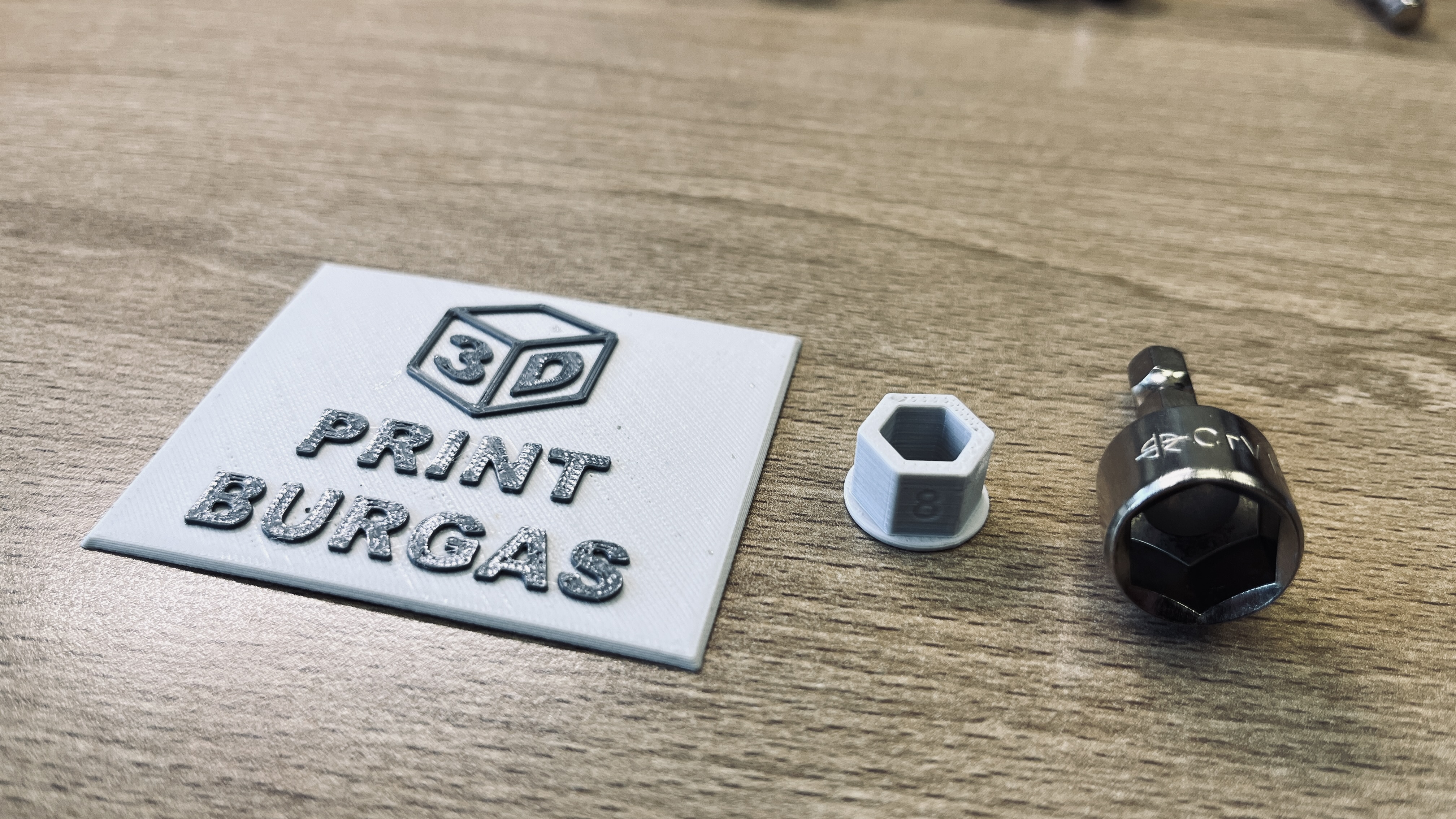 Miniatura 3 do modelo 3D HEX nuts socket 12 adapter