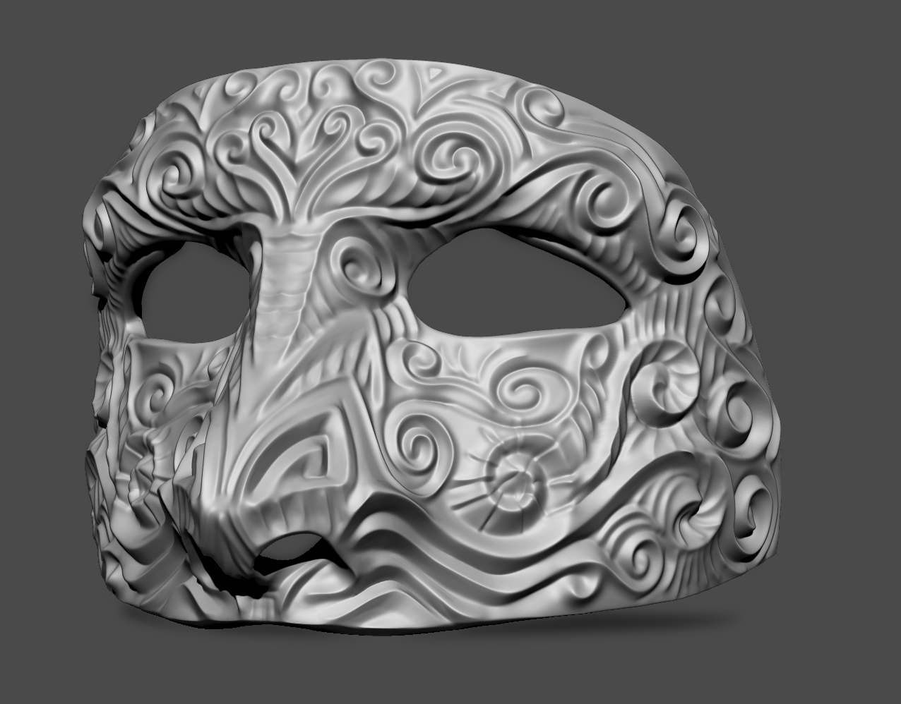 Half Mask 2 By Artisticmusician Download Free Stl Model