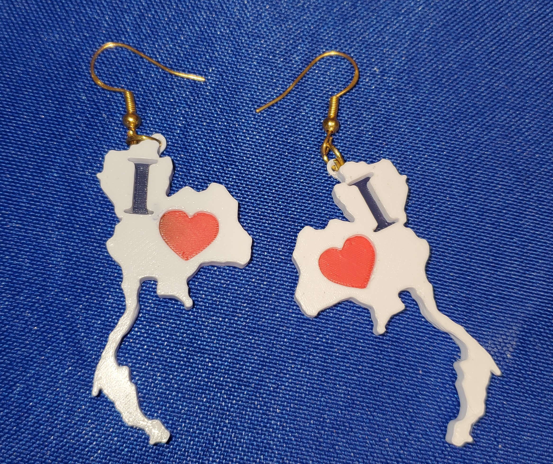 I <3 (Love) Thailand earrings