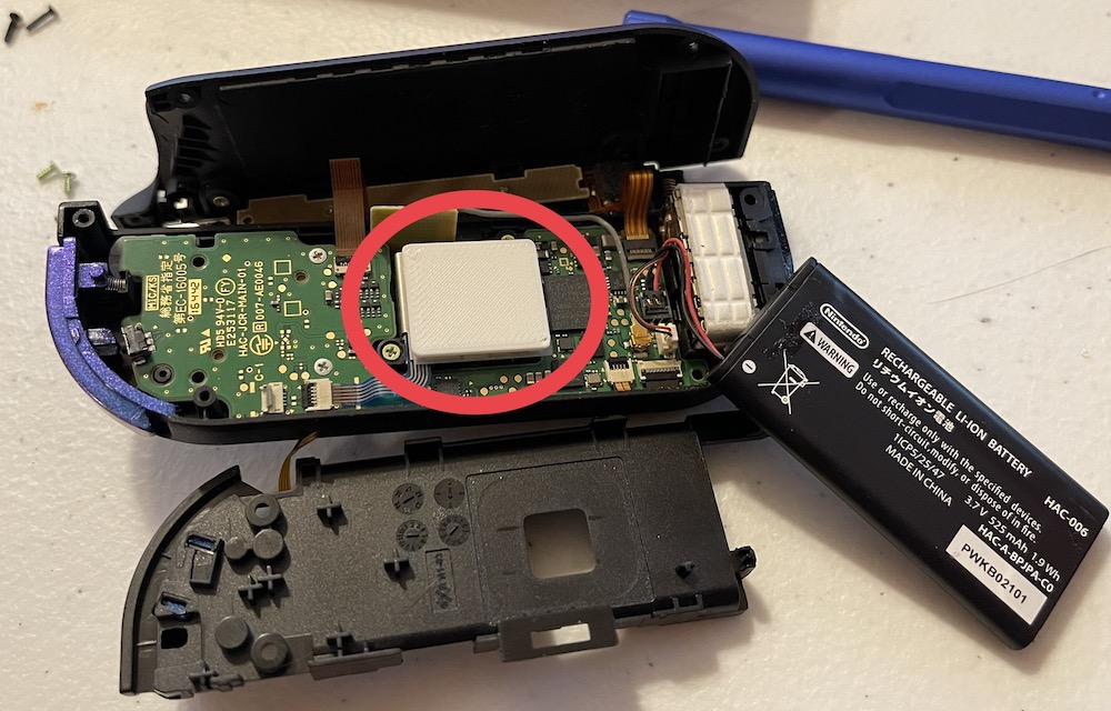 Nintendo Switch Joycon Drift repair spacer