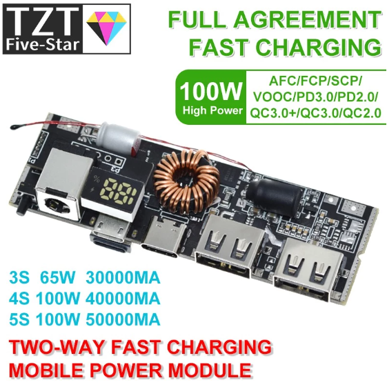 Power Bank 4s 100w USB TYPE-C