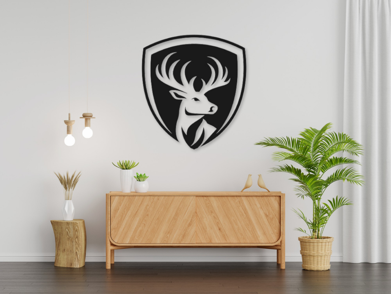 Deer, Wall Decor by Kahraman Download free STL model