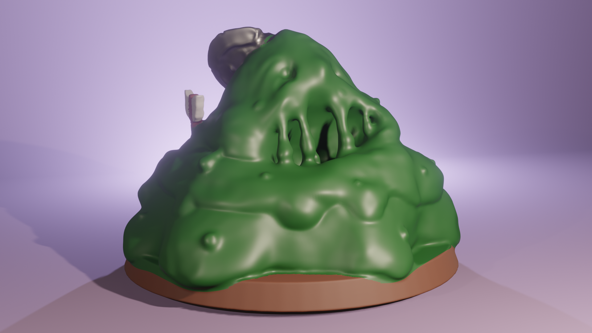 Ooze - D&D Miniature (Supportless/FDM Friendly)