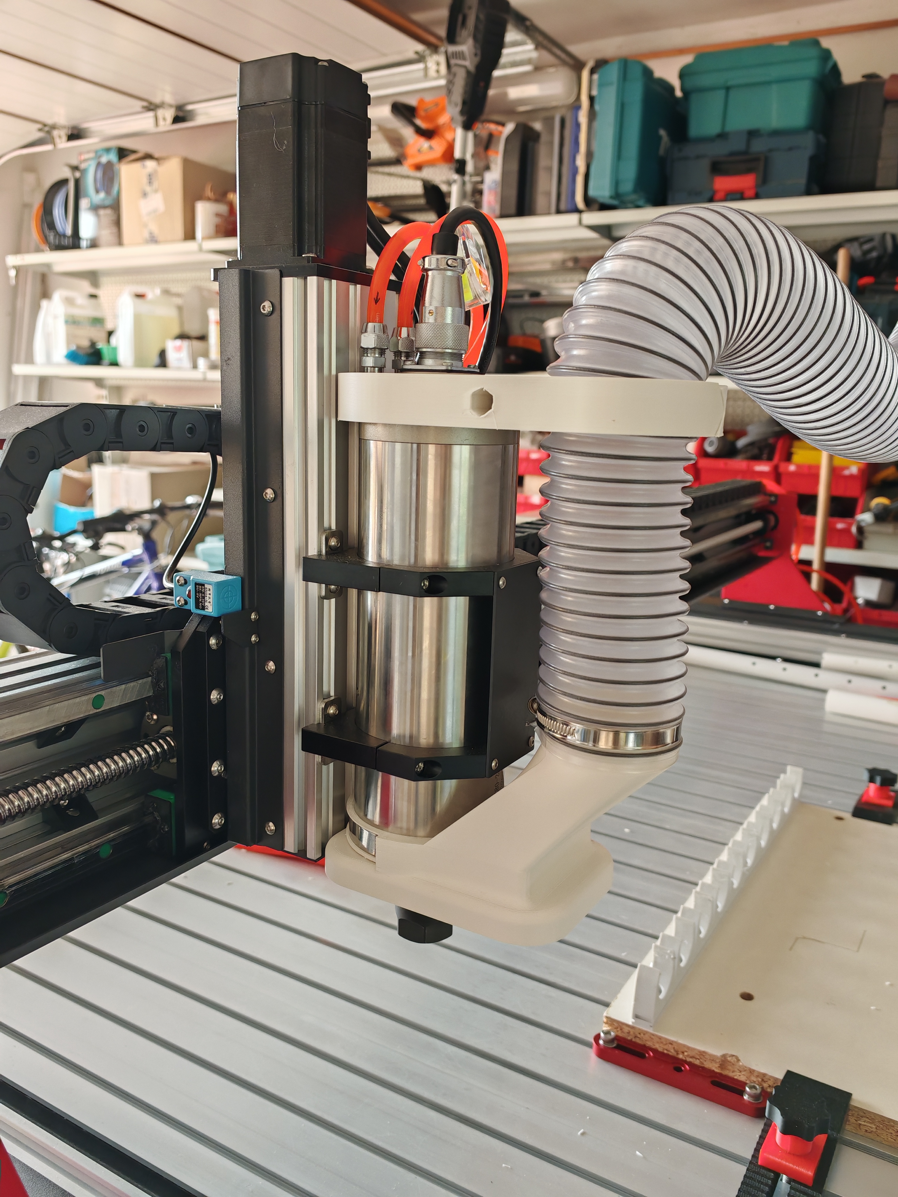 Dust shoe for 80mm spindle Oxman CNC