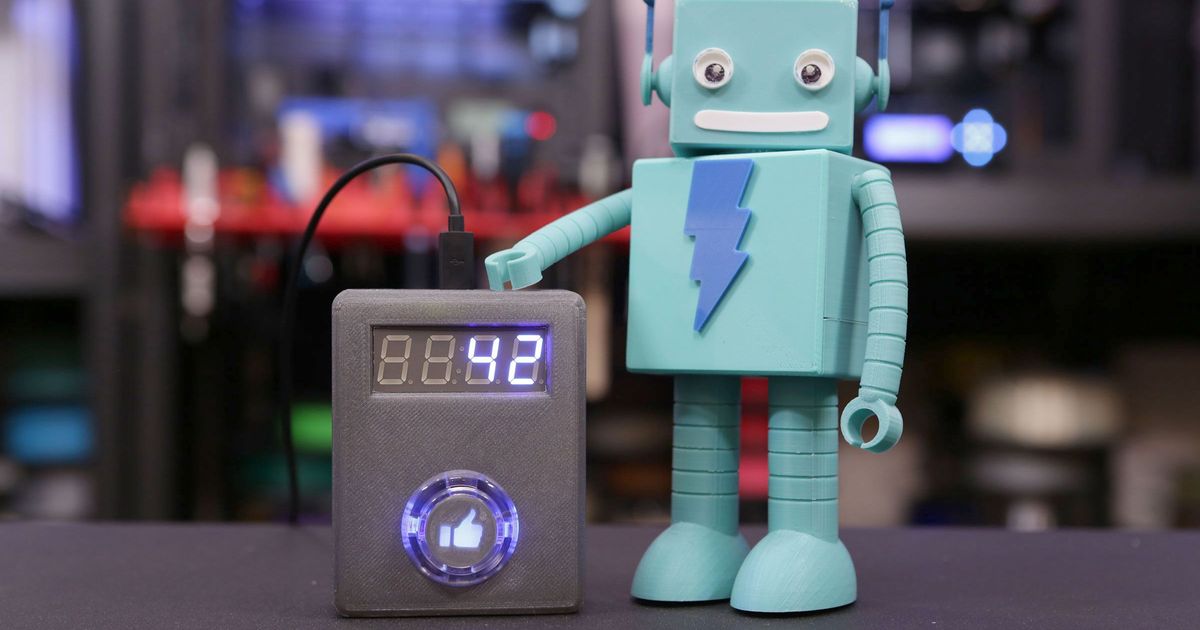 DIY Reaction Button by Adafruit | Download free STL model | Printables.com