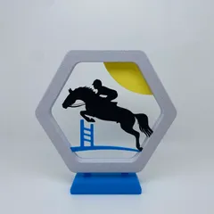 Horse jumping frame