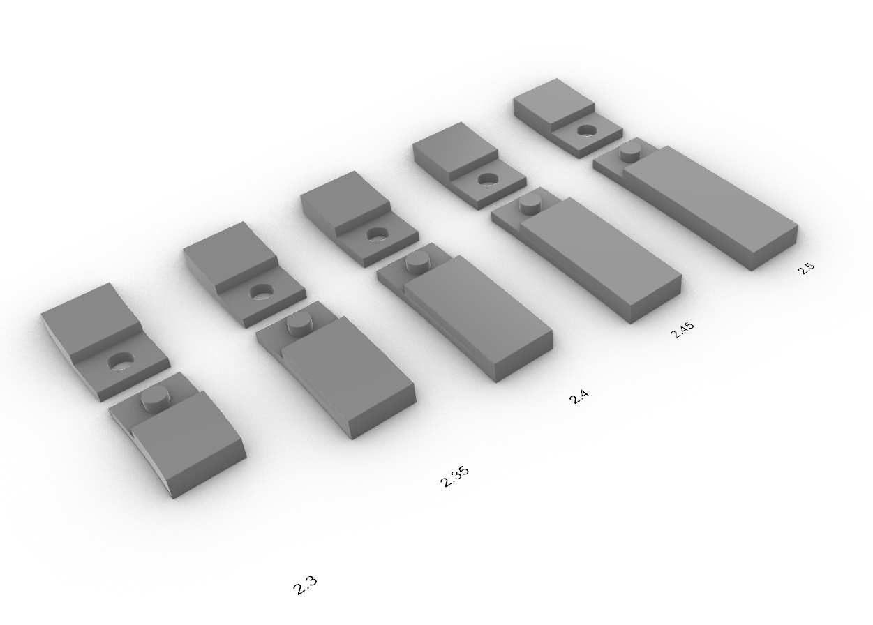 Test for joint pin & hole