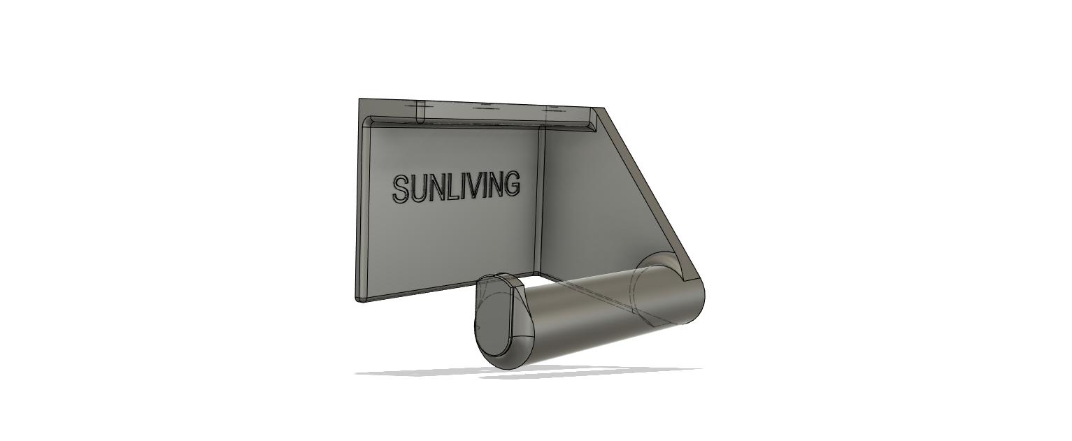 Sun Living A75dp Motorhome toilet roll holder