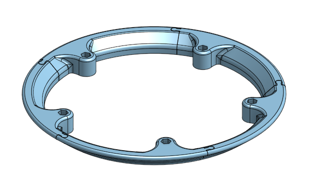 Bicycle Chain Crankset Guard 5 screw