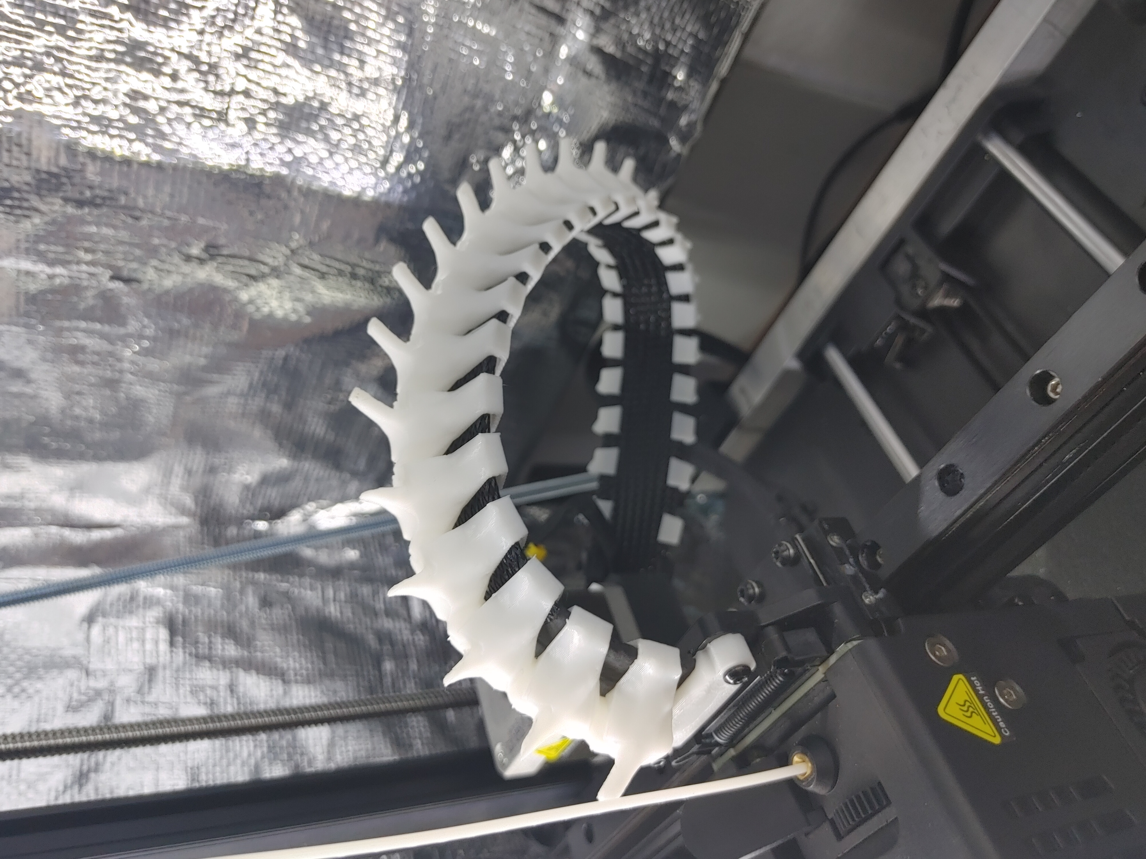 Spine cable chain Ender v3 SE - Ender v3 KE - Remix