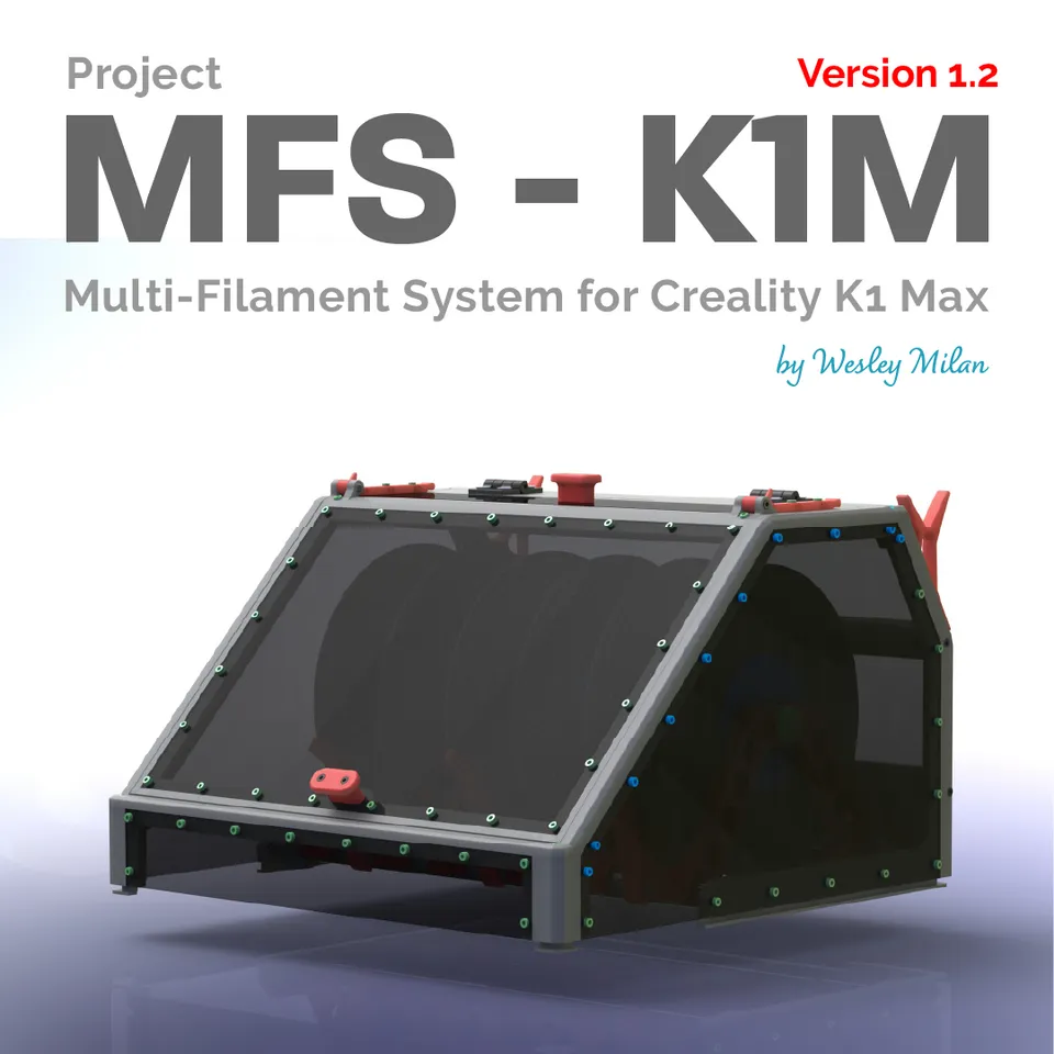 Multi-Filament System for Creality K1 Max by Inventor＇s Garage