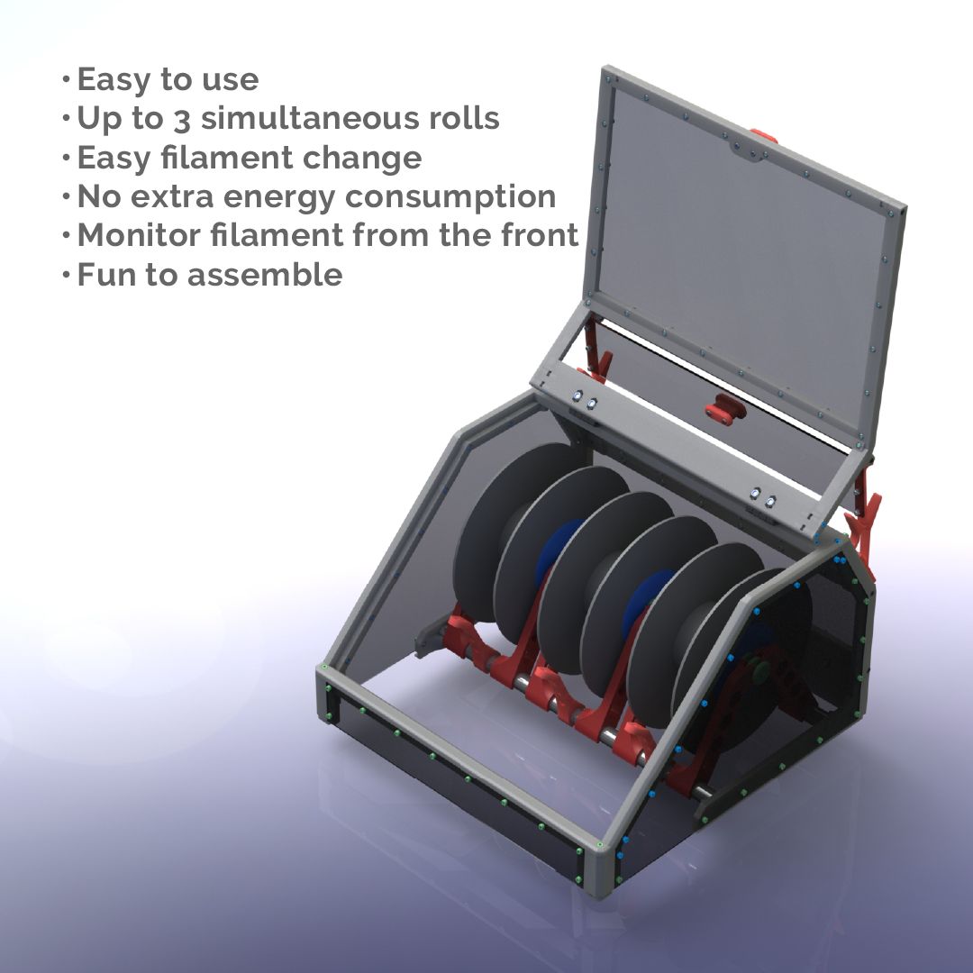 Multi filament system for creality k1 max von digital inventor