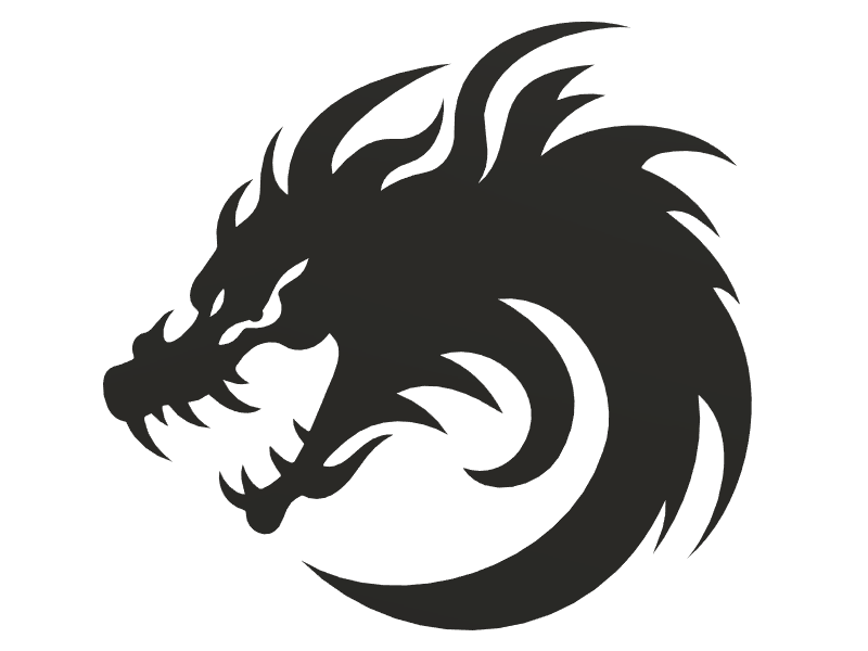 Aggressive Dragon Logo by mishkin2 | Download free STL model ...