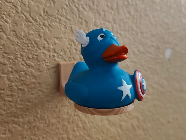 2" Rubber Duck Wall Mount Display