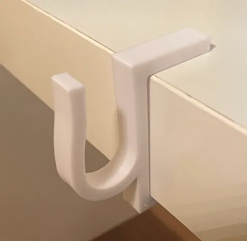 Cable holder for IKEA Malm desk