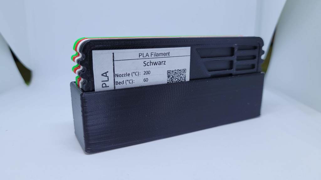 Filament Swatch + 6 Cards Holder + Label Files