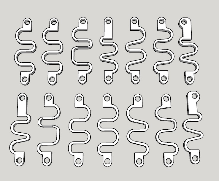 Springs for models 1:10