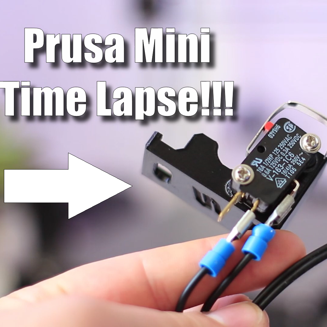 Switch Holder for Prusa Mini Time Lapse Mod