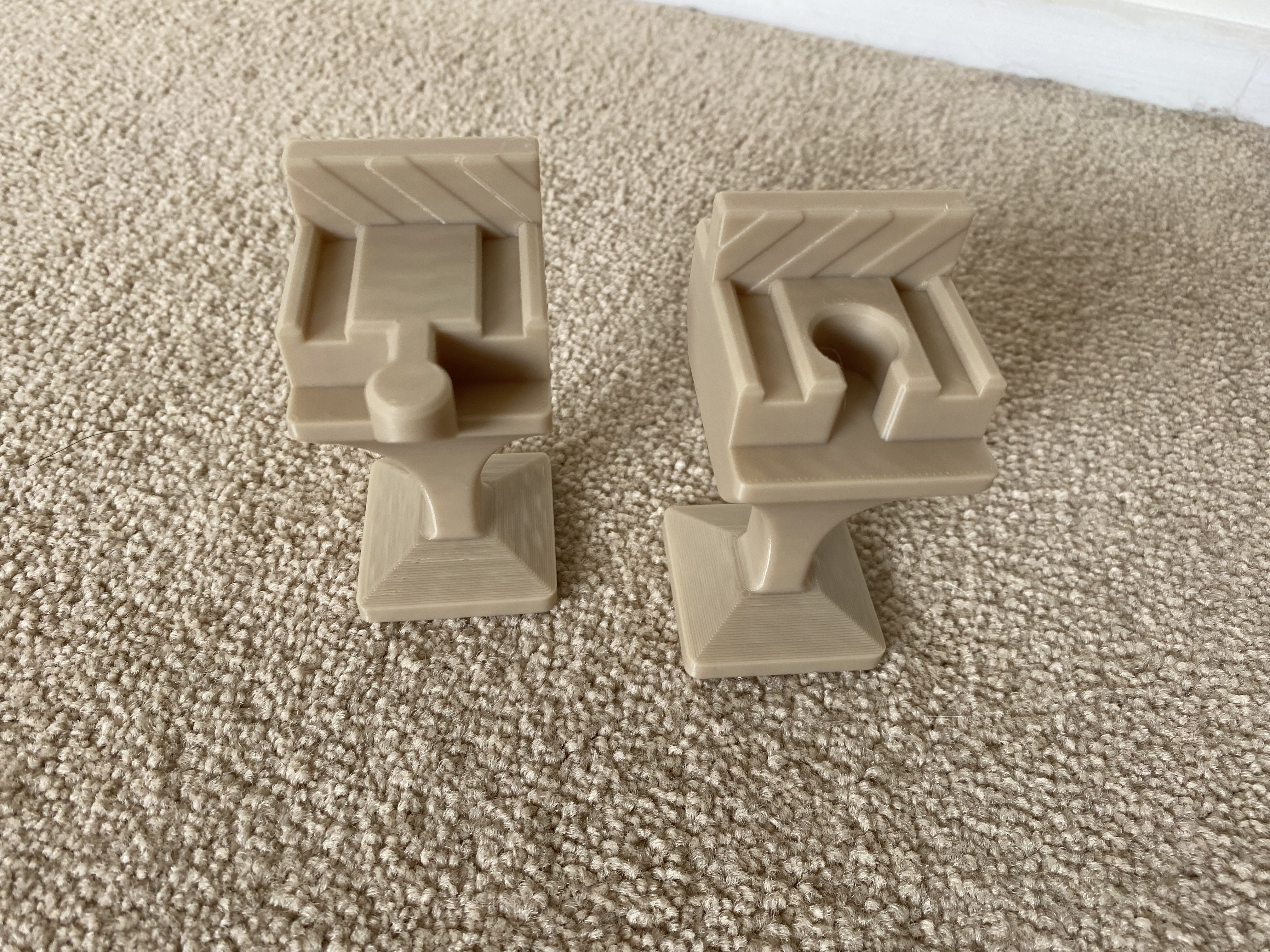 Wooden Railway Elevated Buffers