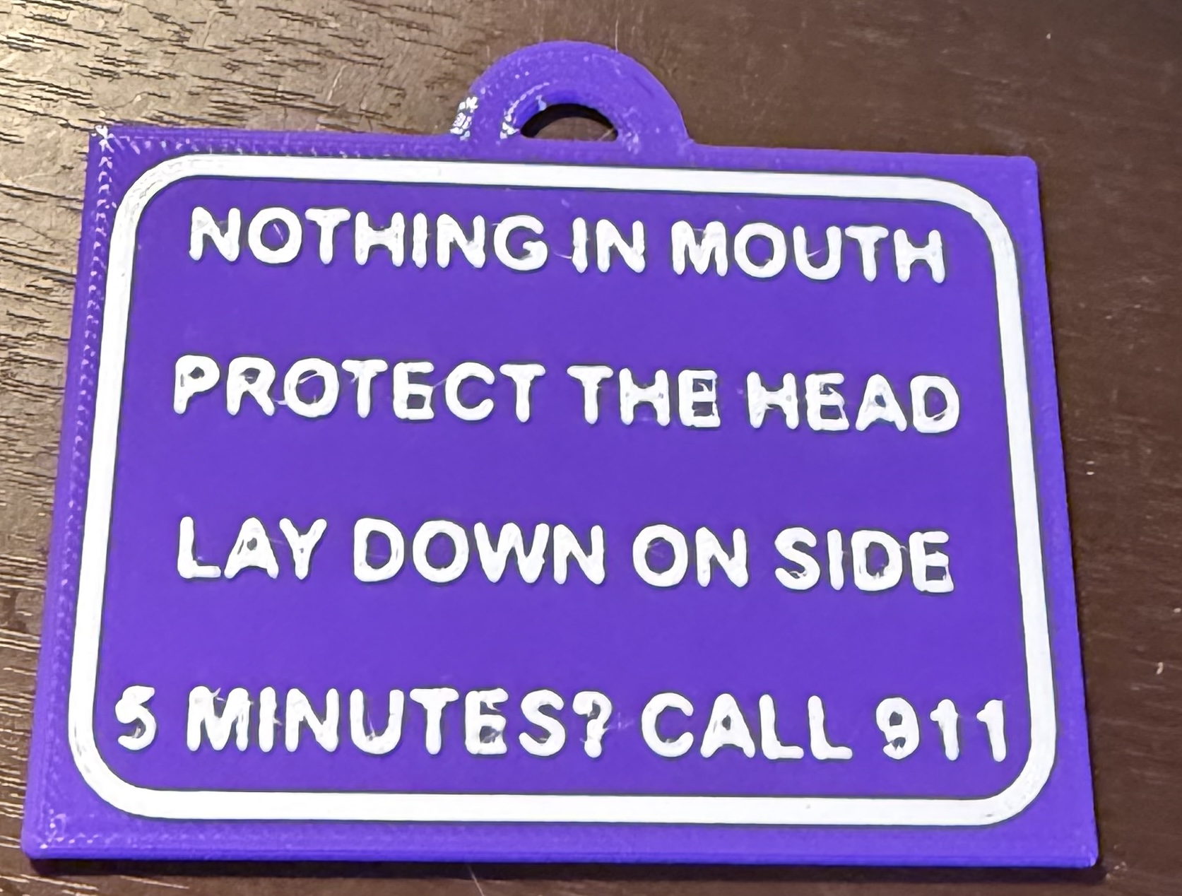 Seizure Emergency SafeSteps Sign (multilingual)