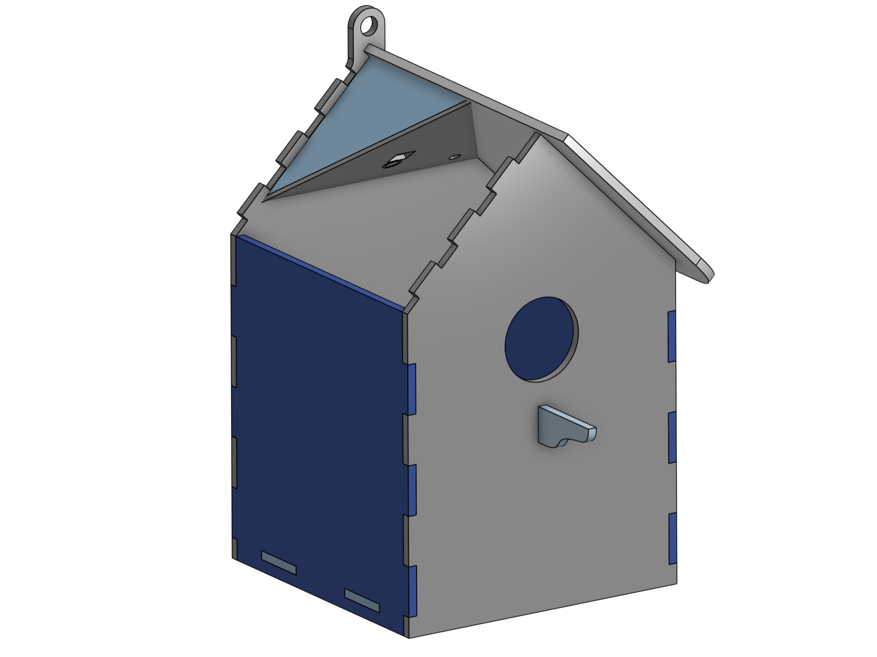 Bird House (Laser Cut) + ESP32 CAM by Lucasfrit | Download free STL model |  Printables.com