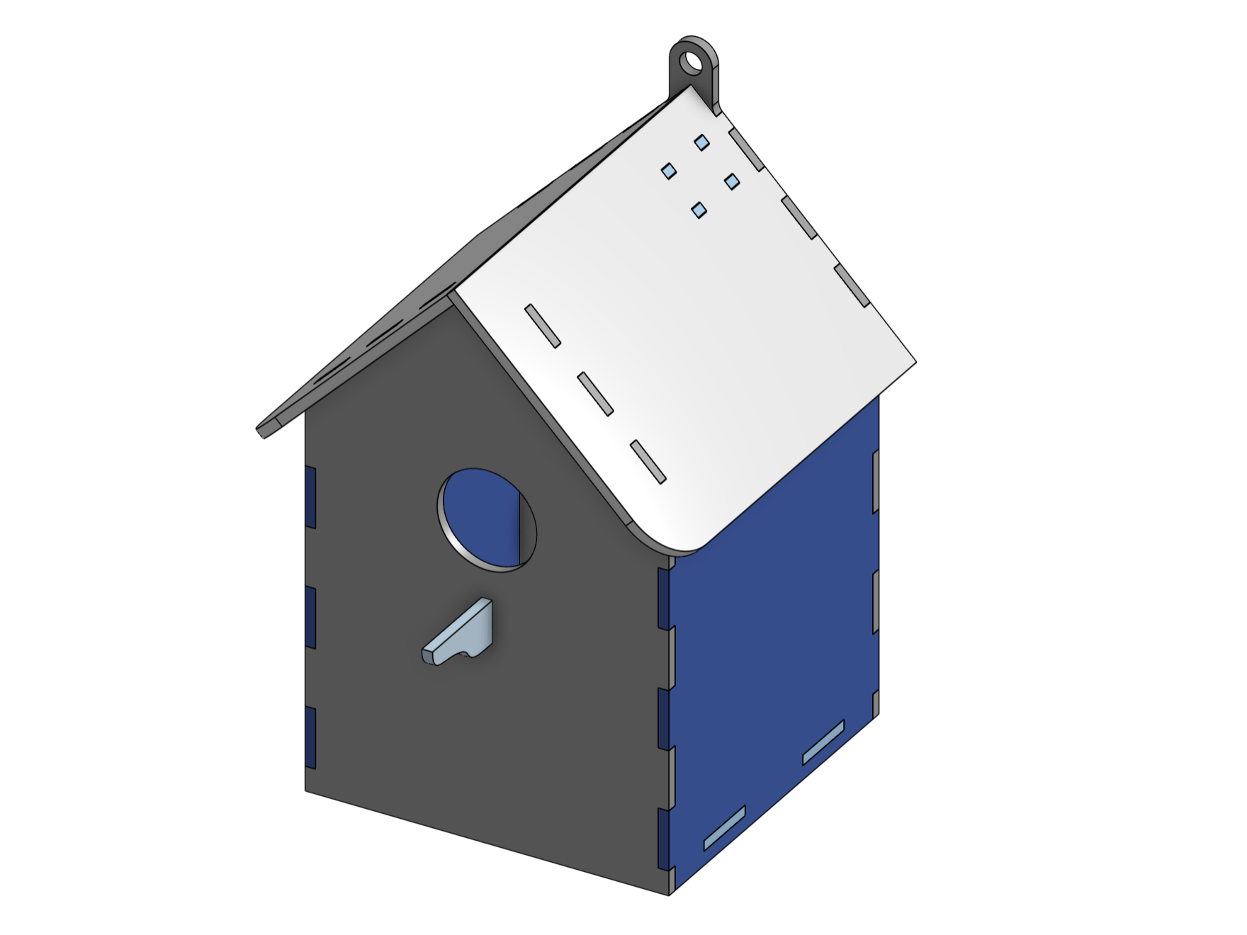 Bird House (Laser Cut) + ESP32 CAM by Lucasfrit | Download free STL model |  Printables.com