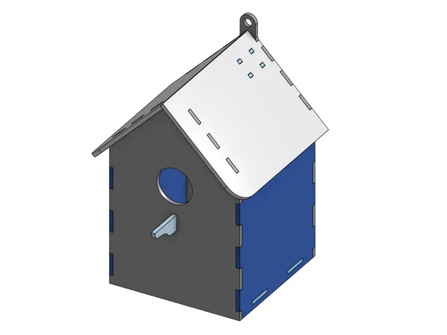 Bird House (Laser Cut) + ESP32 CAM