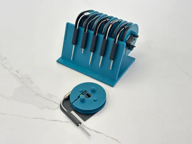 Storage stand for BBQ Probe Rotary Spool