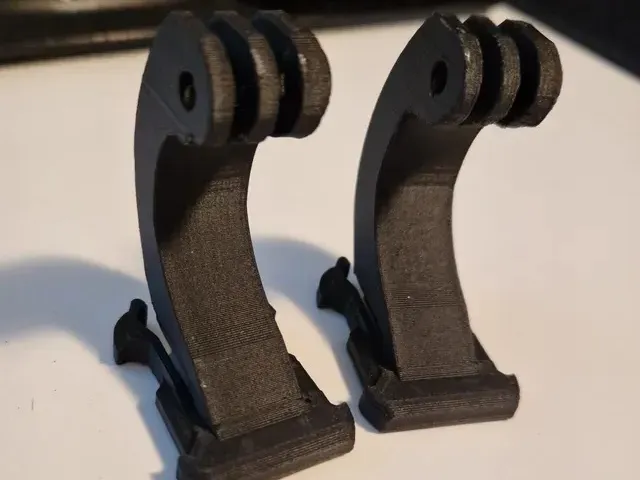 Gopro mount - Increased viewing angle