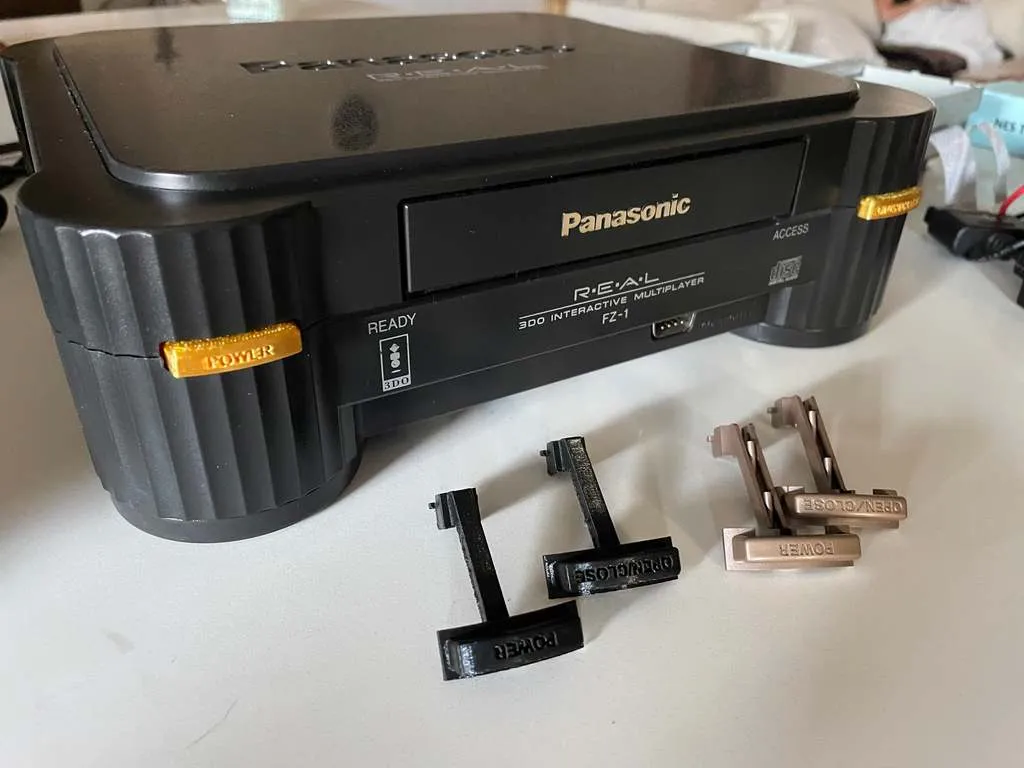 Panasonic 3DO FZ-1 Power/Eject Buttons by RobertDaleSmith