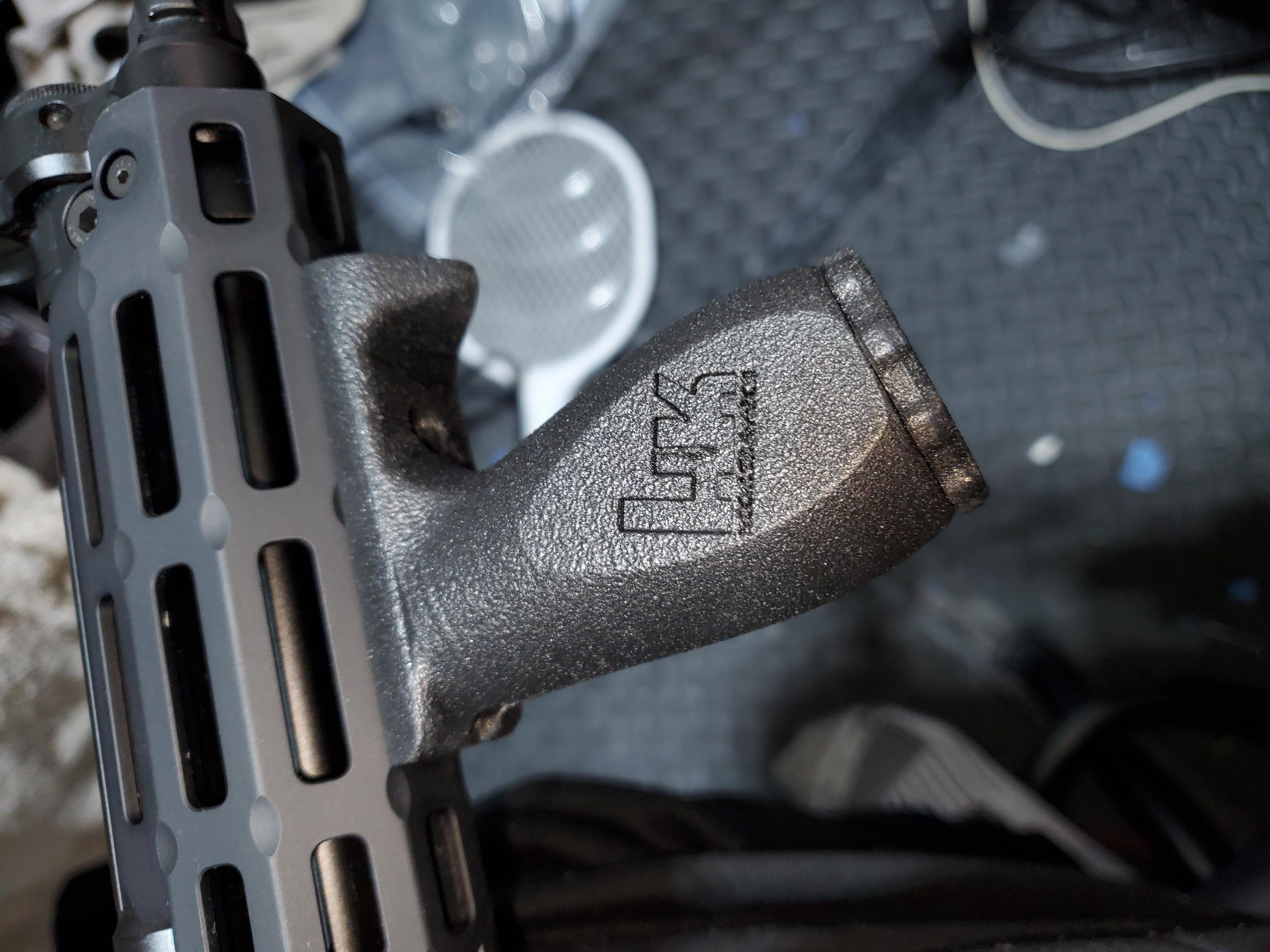 Beer Brat Angled Grip w/ M-LOK! Storage Space! HK logo remix!