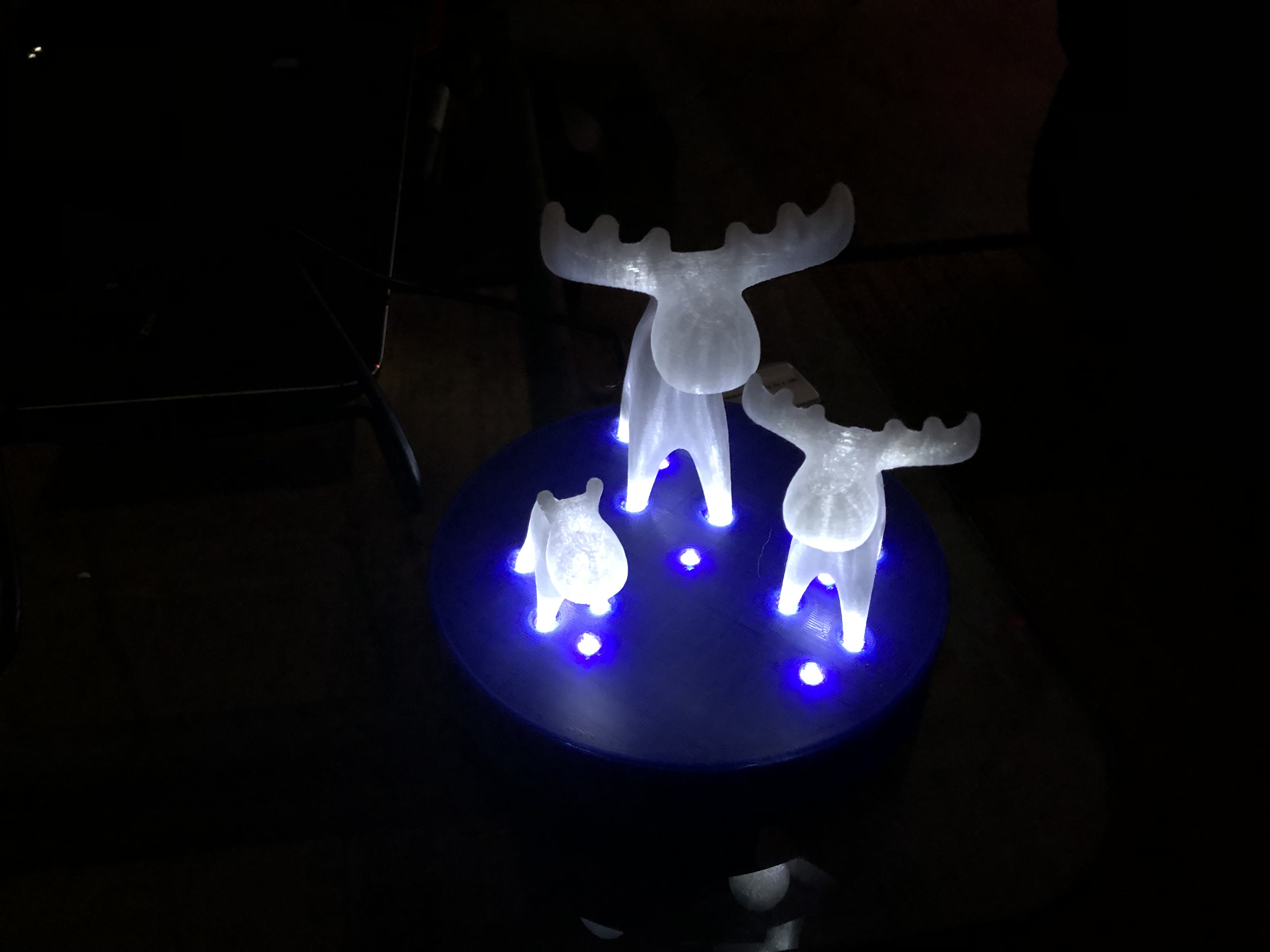 Stand to Light Up Deer Decoration