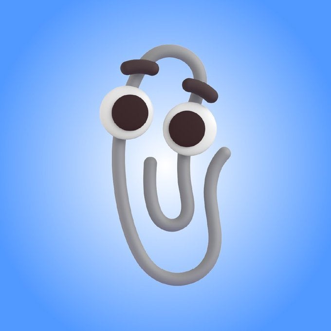 Clippy 2021 Microsoft 365 Paperclip Emoji By Download