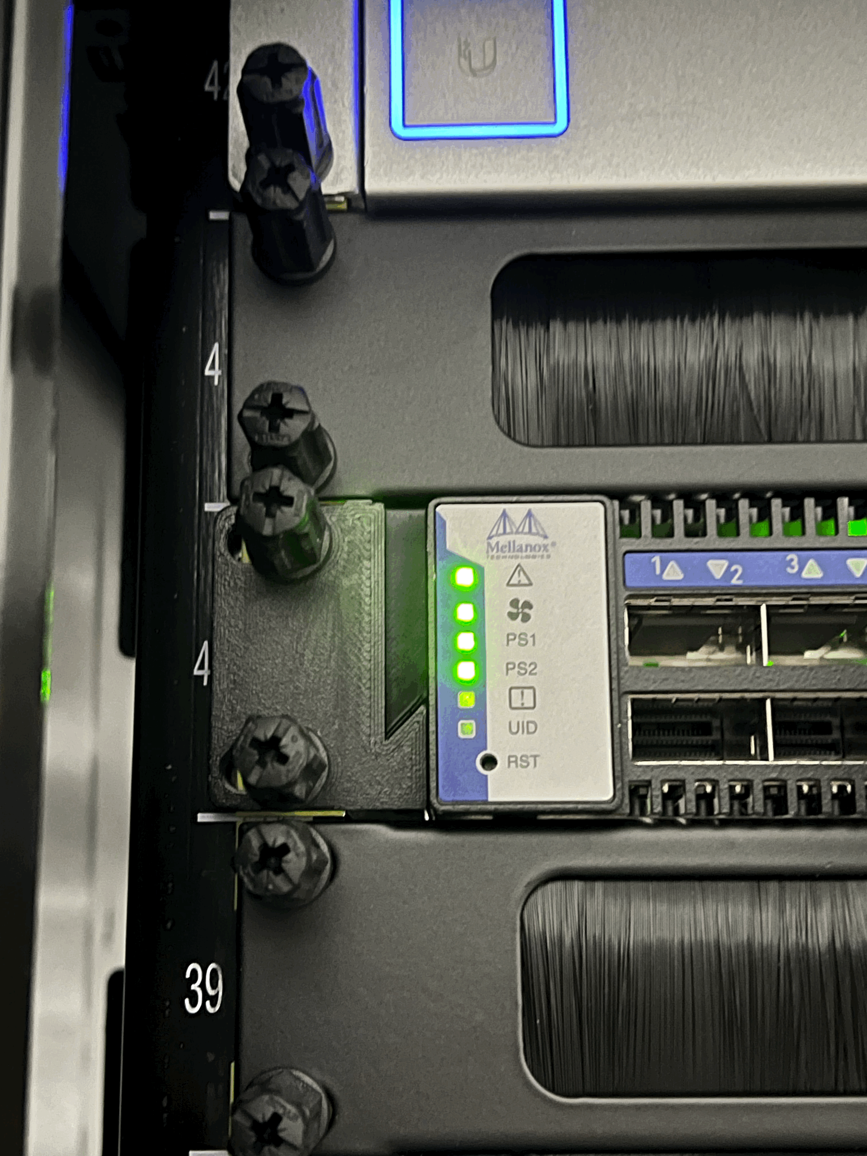 Mellanox SX6036 Rails